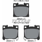 Textar | Bremsbelagsatz, Scheibenbremse | 2642301 Textar | Bremsbelagsatz, Scheibenbremse | 2642301