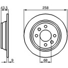 BOSCH | Bremsscheibe | 0 986 478 374