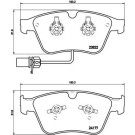 Brembo | Bremsbelagsatz, Scheibenbremse | P 05 003