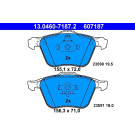 ATE | Bremsbelagsatz, Scheibenbremse | 13.0460-7187.2 ATE | Bremsbelagsatz, Scheibenbremse | 13.0460-7187.2
