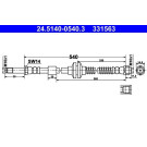 ATE | Bremsschlauch | 24.5140-0540.3