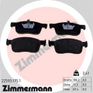 Zimmermann | Bremsbelagsatz, Scheibenbremse | 22593.175.1 Zimmermann | Bremsbelagsatz, Scheibenbremse | 22593.175.1
