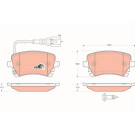 TRW | Bremsbelagsatz, Scheibenbremse | GDB1557