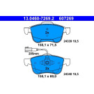 ATE | Bremsbelagsatz, Scheibenbremse | 13.0460-7269.2 ATE | Bremsbelagsatz, Scheibenbremse | 13.0460-7269.2