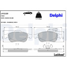 Delphi | Bremsbelagsatz, Scheibenbremse | LP2220 Delphi | Bremsbelagsatz, Scheibenbremse | LP2220