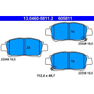 ATE | Bremsbelagsatz, Scheibenbremse | 13.0460-5811.2