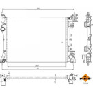 NRF | Kühler, Motorkühlung | 53834A