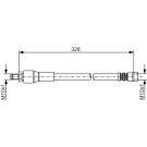 BOSCH | Bremsschlauch | 1 987 481 001