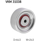 SKF | Umlenk-/Führungsrolle, Keilrippenriemen | VKM 31038