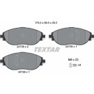 Textar | Bremsbelagsatz, Scheibenbremse | 2473806 Textar | Bremsbelagsatz, Scheibenbremse | 2473806