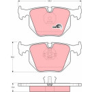 TRW | Bremsbelagsatz, Scheibenbremse | GDB1119 TRW | Bremsbelagsatz, Scheibenbremse | GDB1119