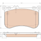 TRW | Bremsbelagsatz, Scheibenbremse | GDB1972 TRW | Bremsbelagsatz, Scheibenbremse | GDB1972