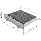 BOSCH 1 987 432 498 Innenraumfilter BOSCH 1 987 432 498 Innenraumfilter