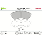 Valeo | Bremsbelagsatz, Scheibenbremse | 302869A Valeo | Bremsbelagsatz, Scheibenbremse | 302869A