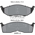 Textar | Bremsbelagsatz, Scheibenbremse | 2495301 Textar | Bremsbelagsatz, Scheibenbremse | 2495301