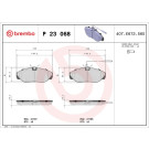 Brembo | Bremsbelagsatz, Scheibenbremse | P 23 068 Brembo | Bremsbelagsatz, Scheibenbremse | P 23 068
