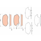 TRW | Bremsbelagsatz, Scheibenbremse | GDB3486 TRW | Bremsbelagsatz, Scheibenbremse | GDB3486