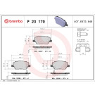 Brembo | Bremsbelagsatz, Scheibenbremse | P 23 170