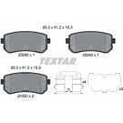 Textar | Bremsbelagsatz, Scheibenbremse | 2529201 Textar | Bremsbelagsatz, Scheibenbremse | 2529201