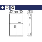 Mahle | Wärmetauscher, Innenraumheizung | AH 7 000S