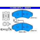 ATE | Bremsbelagsatz, Scheibenbremse | 13.0460-4979.2 ATE | Bremsbelagsatz, Scheibenbremse | 13.0460-4979.2