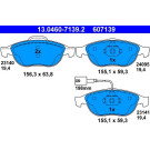 ATE | Bremsbelagsatz, Scheibenbremse | 13.0460-7139.2 ATE | Bremsbelagsatz, Scheibenbremse | 13.0460-7139.2