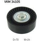 SKF | Umlenk-/Führungsrolle, Keilrippenriemen | VKM 34105