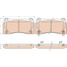 TRW | Bremsbelagsatz, Scheibenbremse | GDB3573 TRW | Bremsbelagsatz, Scheibenbremse | GDB3573