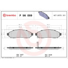 Brembo | Bremsbelagsatz, Scheibenbremse | P 56 059 Brembo | Bremsbelagsatz, Scheibenbremse | P 56 059