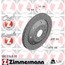 Zimmermann | Bremsscheibe | 100.3349.70