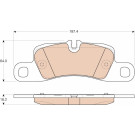 TRW | Bremsbelagsatz, Scheibenbremse | GDB1962 TRW | Bremsbelagsatz, Scheibenbremse | GDB1962