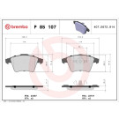 Brembo | Bremsbelagsatz, Scheibenbremse | P 85 107 Brembo | Bremsbelagsatz, Scheibenbremse | P 85 107
