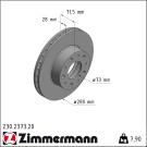 Zimmermann | Bremsscheibe | 230.2373.20