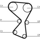 ContiTech | Zahnriemen | CT1071
