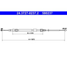 ATE | Seilzug, Feststellbremse | 24.3727-0237.2