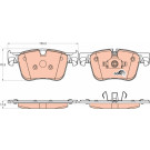 TRW | Bremsbelagsatz, Scheibenbremse | GDB2035 TRW | Bremsbelagsatz, Scheibenbremse | GDB2035