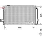 Denso | Kondensator, Klimaanlage | DCN50049