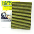 MANN-FILTER FP 2882 Innenraumfilter FreciousPlus Aktivkohlefilter mit Polyphenol, antibakteriell, Feinstaubfilter (PM 2.5)