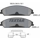 Textar | Bremsbelagsatz, Scheibenbremse | 2560501 Textar | Bremsbelagsatz, Scheibenbremse | 2560501