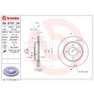 Brembo | Bremsscheibe | 09.6727.34