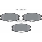 Textar | Bremsbelagsatz, Scheibenbremse | 2451001 Textar | Bremsbelagsatz, Scheibenbremse | 2451001