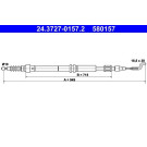 ATE | Seilzug, Feststellbremse | 24.3727-0157.2