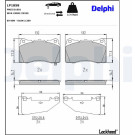 Delphi | Bremsbelagsatz, Scheibenbremse | LP1858 Delphi | Bremsbelagsatz, Scheibenbremse | LP1858