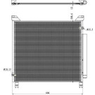 NRF | Kondensator, Klimaanlage | 350499