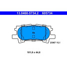 ATE | Bremsbelagsatz, Scheibenbremse | 13.0460-5734.2 ATE | Bremsbelagsatz, Scheibenbremse | 13.0460-5734.2