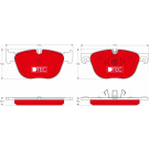 TRW | Bremsbelagsatz, Scheibenbremse | GDB1726DTE TRW | Bremsbelagsatz, Scheibenbremse | GDB1726DTE
