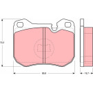 TRW | Bremsbelagsatz, Scheibenbremse | GDB309 TRW | Bremsbelagsatz, Scheibenbremse | GDB309