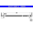 ATE | Bremsschlauch | 24.5111-0221.3