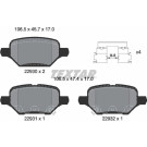 Textar | Bremsbelagsatz, Scheibenbremse | 2293001 Textar | Bremsbelagsatz, Scheibenbremse | 2293001