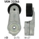 SKF | Spannrolle, Keilrippenriemen | VKM 31066